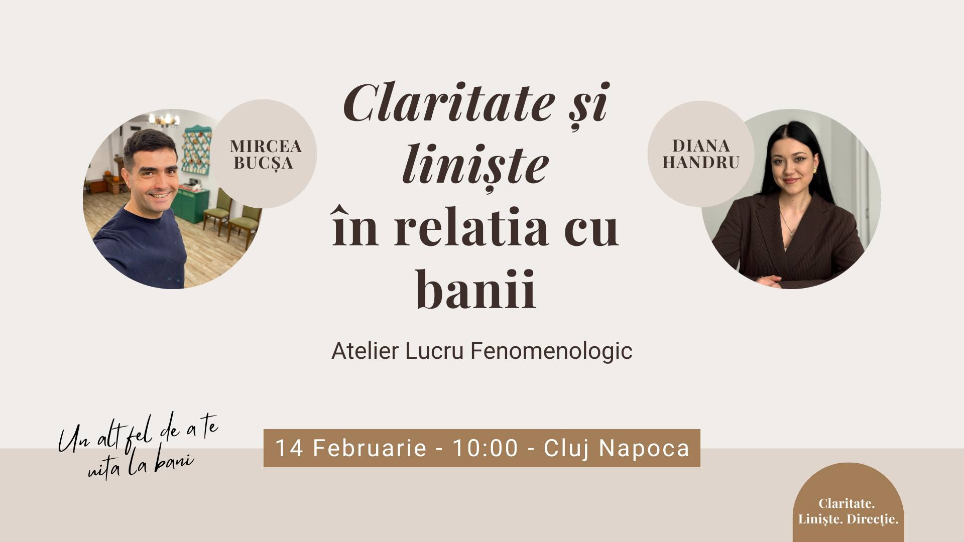 Atelier lucru fenomenologic 14 Februarie 2026